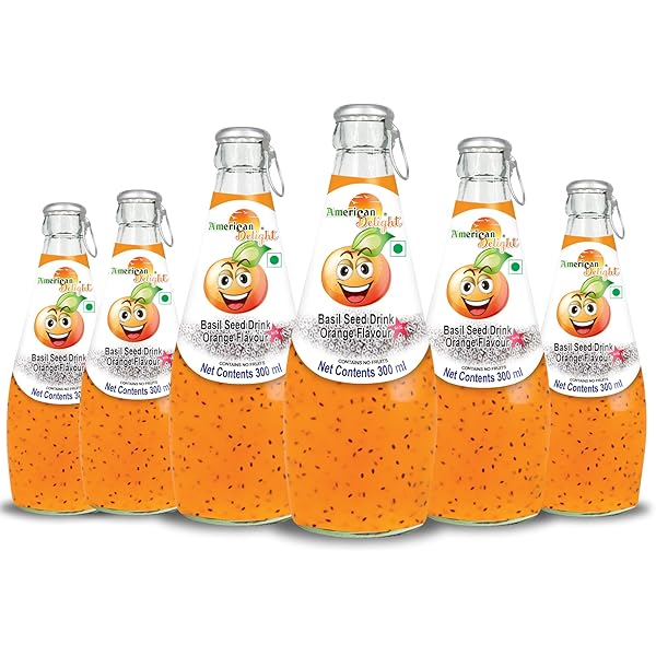 American Delight Strawberry Flavored Drink With Basil Seed (Pack